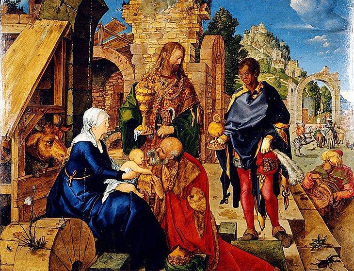Adoración de los Magos de Albrecht Dürer