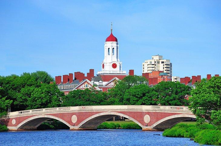 Vista de la Universidad de Harvard