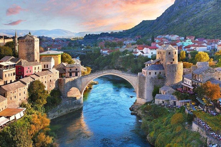 Pont historique de Mostar à Mostar, Bosnia and Herzegovina