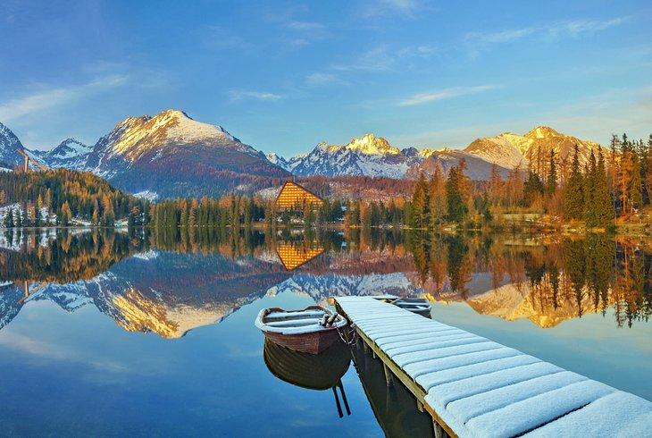 Lac dans les Hauts Tatras, Slovaquie