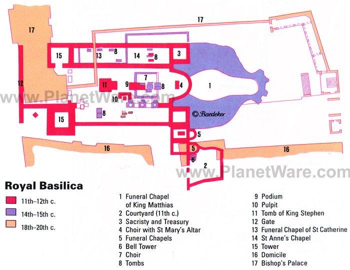 Basilique Royale - Plan de sol