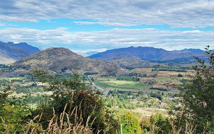Landschaft zwischen Wanaka und Queenstown