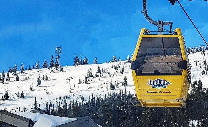 Vista desde la góndola en Big White