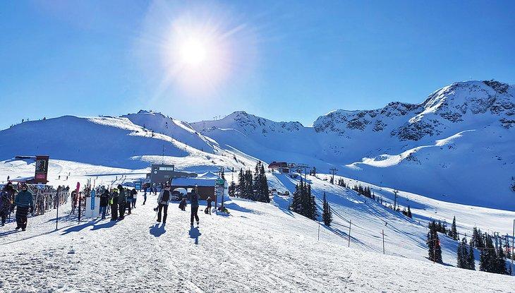 Tarde en la montaña Whistler
