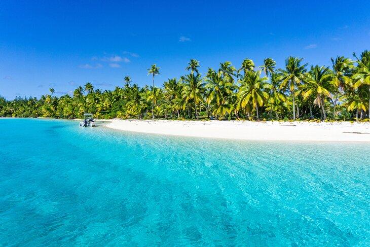 One Foot Island, Aitutaki, Cookinseln, Südpazifik