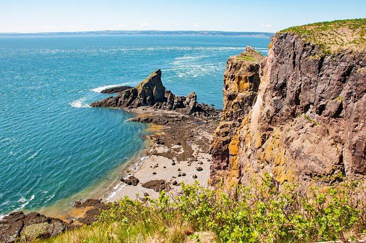 Belles vues depuis le sentier Cape Split