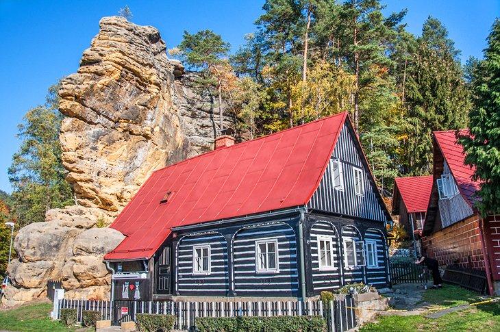 Edificación tradicional cerca del Parque Nacional de Suiza Bohemia
