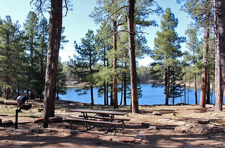 Campamento Spillway en Rim Road