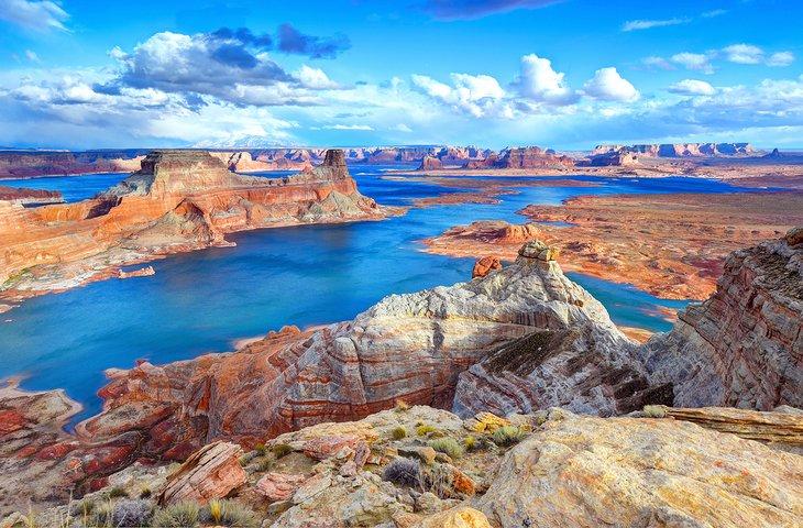 Point Alstrom, lac Powell, Arizona