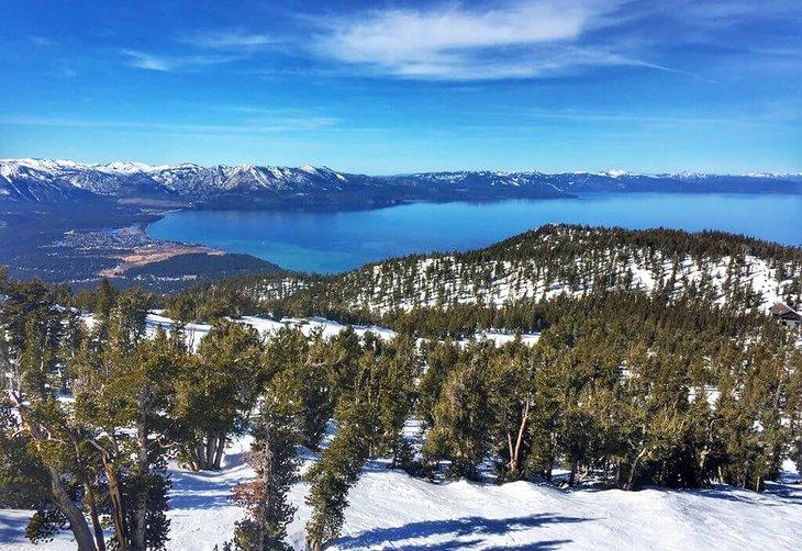 Hiver au lac Tahoe