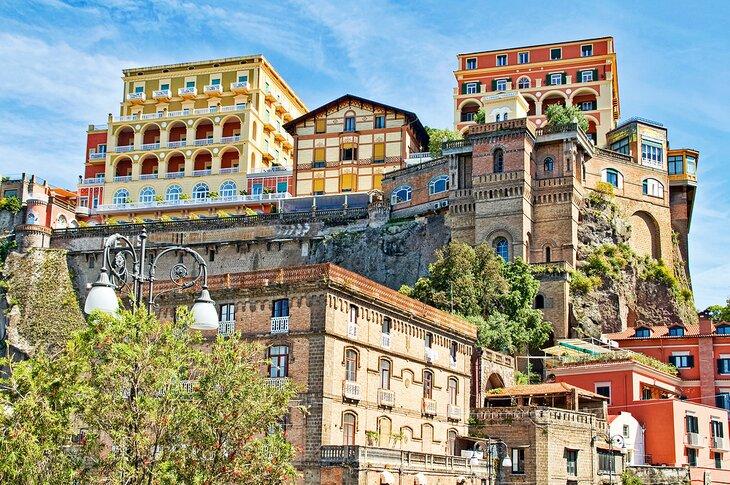 Edificios históricos en Sorrento