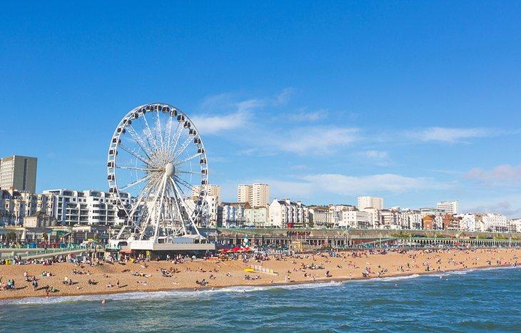 Playa de Brighton y noria