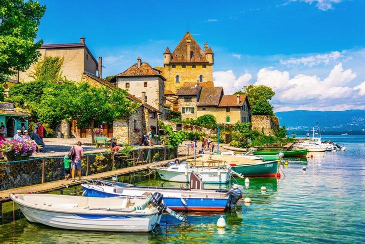 Village de Yvoire en el Lago de Ginebra