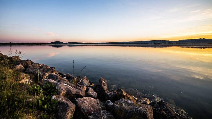 Atardecer en el Lago de Madine