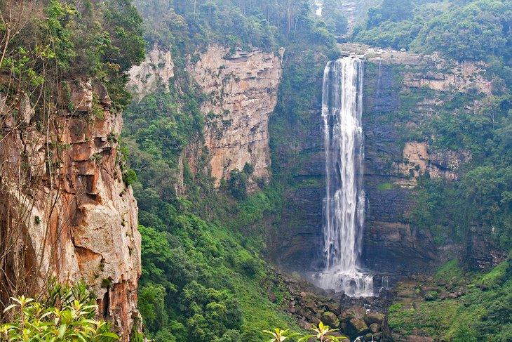 Cascada Karkloof en el Midlands Meander