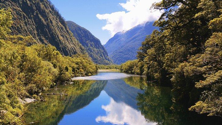 Vista desde el Milford Track