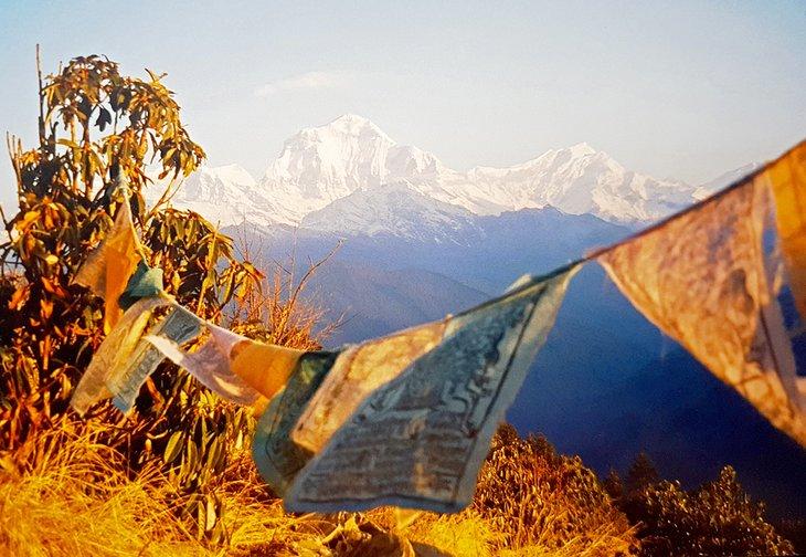 Mañana temprano en Poon Hill, región de Annapurna