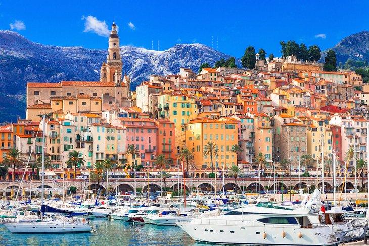La colorida ciudad costera de Menton