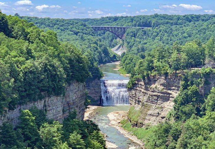 Cascadas Upper, Parque Estatal Letchworth