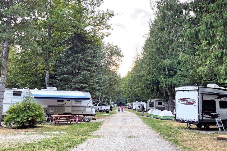 Camping en Revelstoke