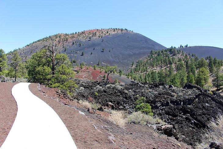 Monumento Nacional del Volcán Sunset Crater fuera de Flagstaff