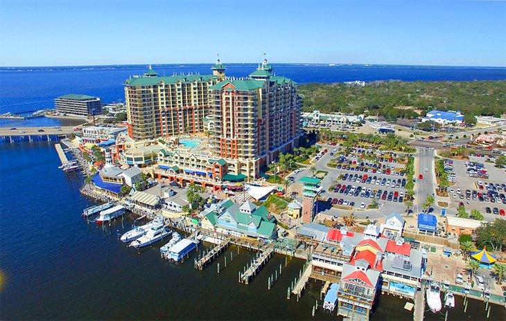 Vista aérea de Destin, Florida