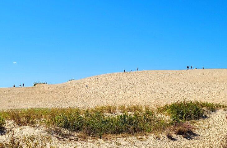 Gente jugando en Jockey's Ridge