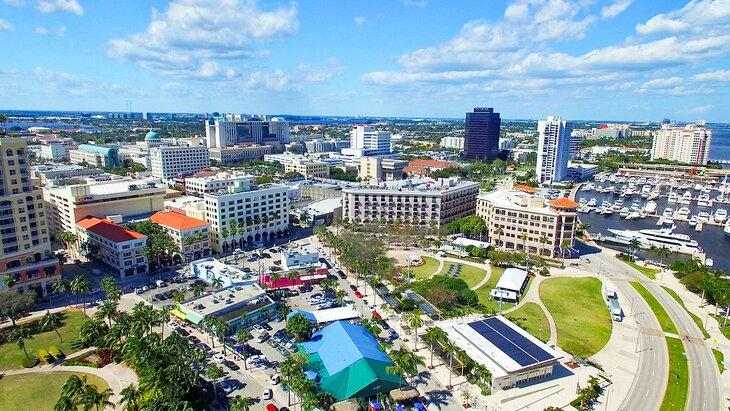 Luftaufnahme von West Palm Beach