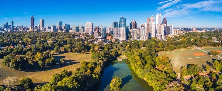 Luftaufnahme von Atlanta, GA