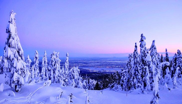 Vista de Vancouver desde Cypress Mountain