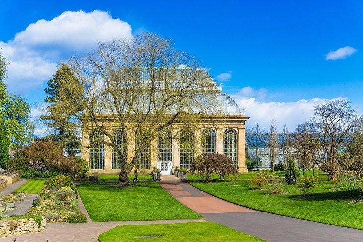 Invernadero en los Jardines Botánicos Reales de Edimburgo