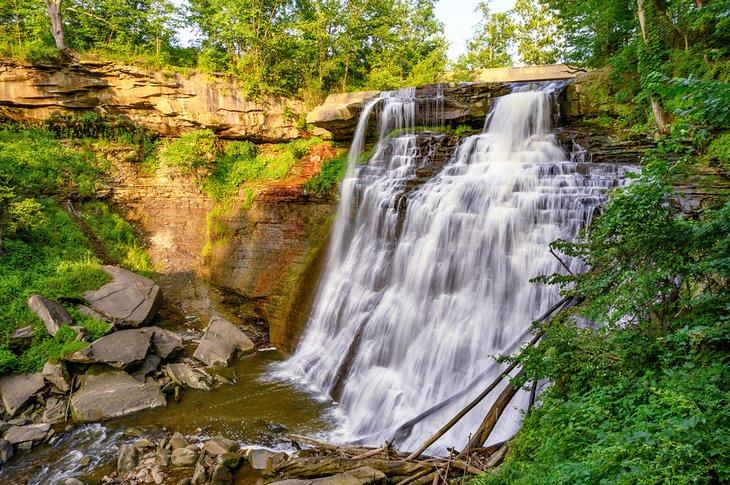 Cascadas Brandywine en el Parque Nacional Cuyahoga Valley