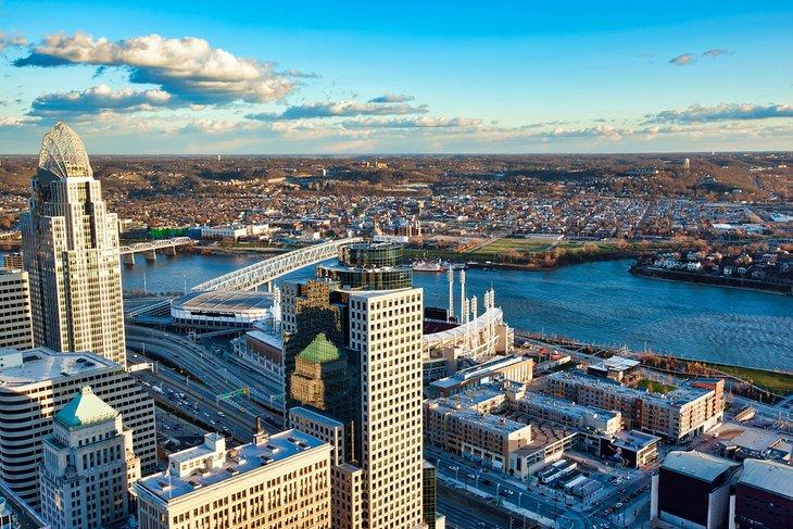 Cincinnati y el Río Ohio