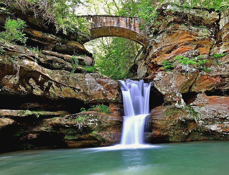 Cascada Superior en la Cueva del Viejo