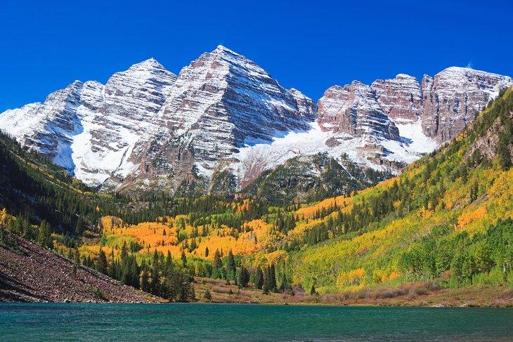 Maroon Bells en otoño