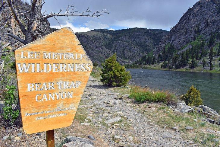 Panneau de la wilderness Lee Metcalf