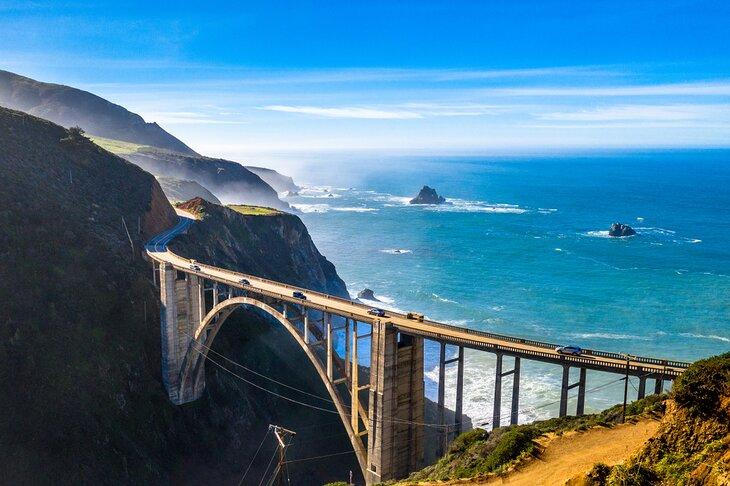 Pont Bixby à Big Sur