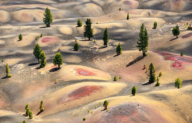 Las Dunas Pintadas en el Parque Nacional Volcánico de Lassen