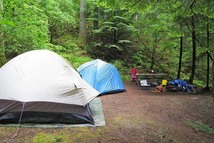 Campamento Southend, Parque Estatal Moran