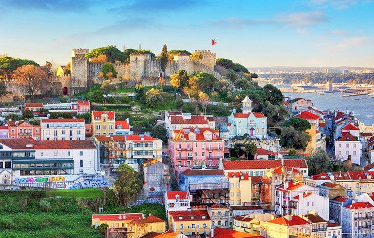 Castillo de San Jorge en Lisboa, Portugal