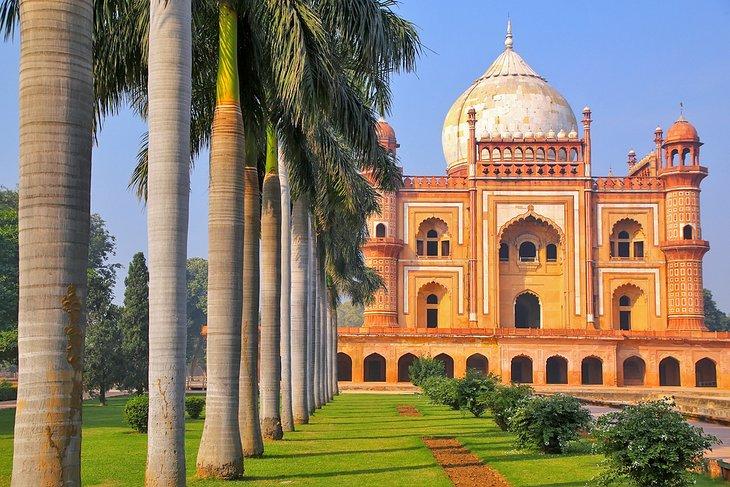 Tumba de Safdarjung en Nueva Delhi, India