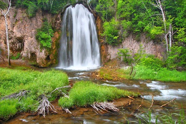 Spearfish Falls en Spearfish Canyon