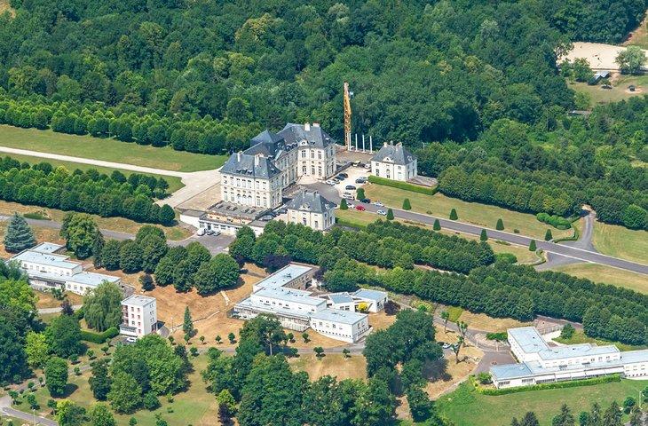 Luftaufnahme von Brienne-le-Château