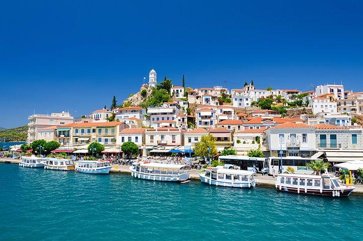 Pueblo Costero de Poros, Isla de Poros