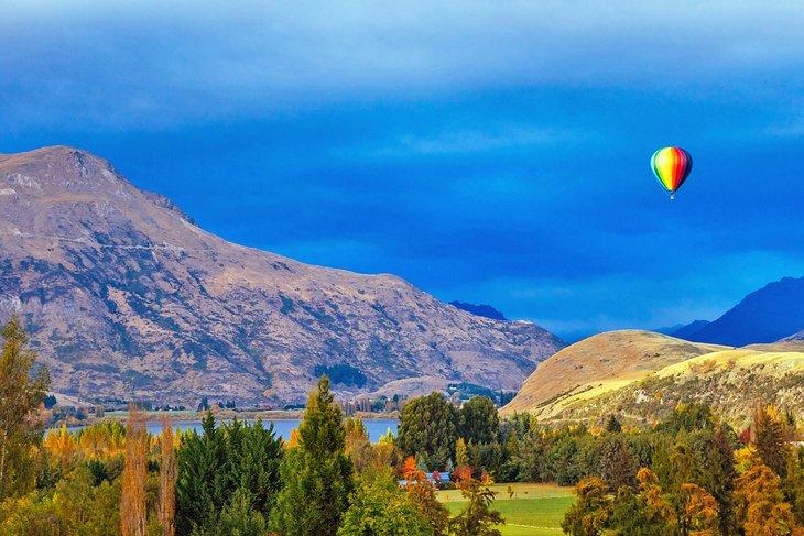Montgolfière près de Queenstown