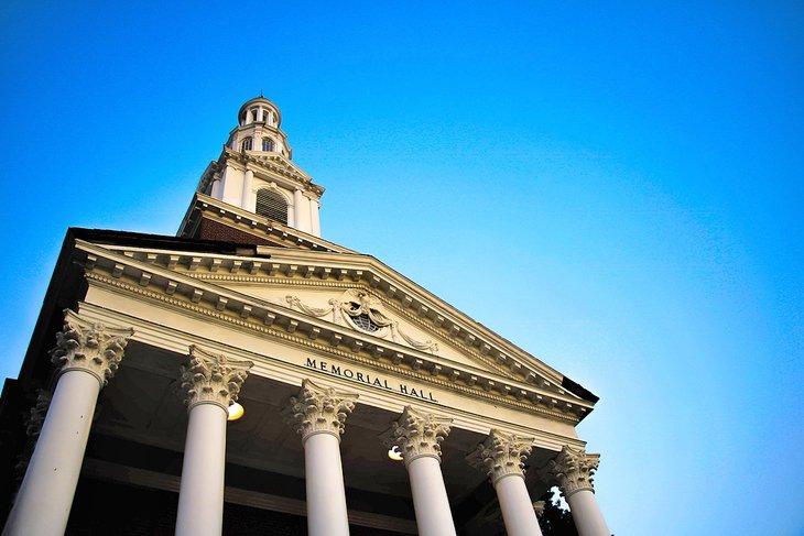 Memorial Hall en la Universidad de Kentucky en Lexington