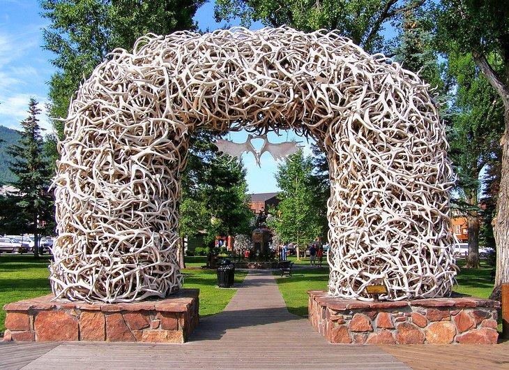 Arco de cuernos de alce, Plaza de Jackson