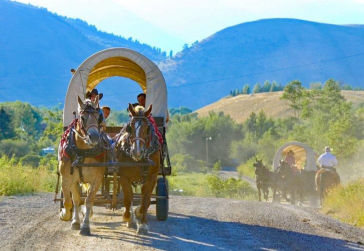 Caravanas en Cache Creek