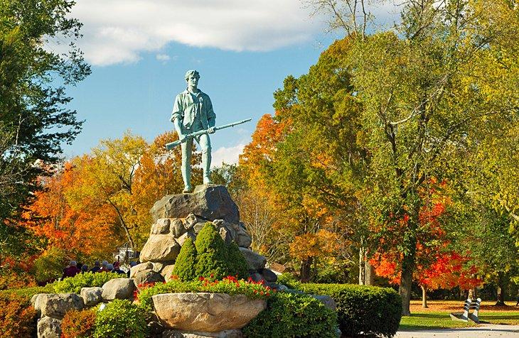 Minuteman sur Lexington Green