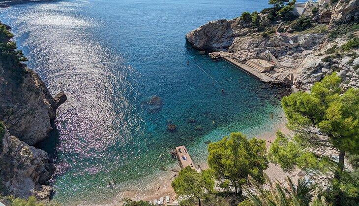 Vista desde un balcón del Hotel Bellevue Dubrovnik